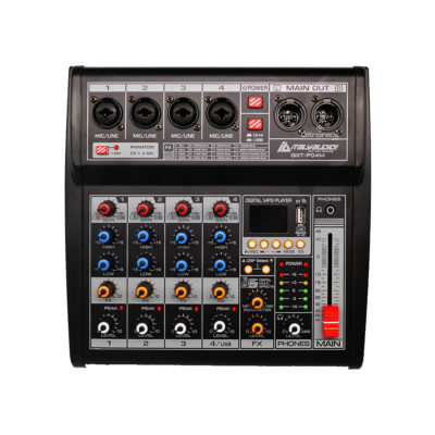 CONSOLA PROFESIONAL MIXER DSP ITALY AUDIO QXT-P04M 4CANALES