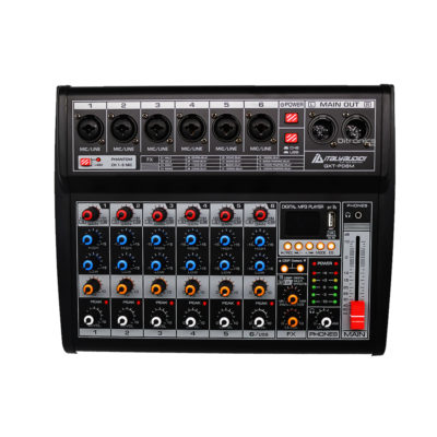 CONSOLA PROFESIONAL MIXER DSP ITALY AUDIO QXT-P06M 6CANALES