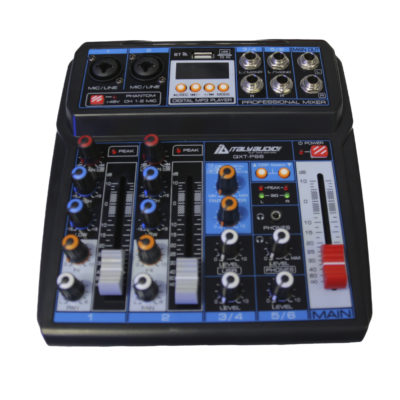 CONSOLA PROFESIONAL MIXER DSP ITALY AUDIO QXT-PS6M 6CANALES